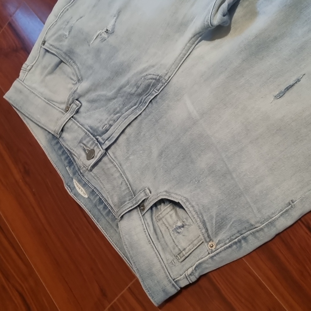 Old Navy Distressed Boyfriend Jeans Blue Size 8 - Picture 6 of 15